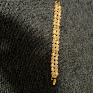 Gold-tone Pearl Bracelets